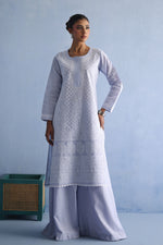 Load image into Gallery viewer, Lavender Chikankari Kurta
