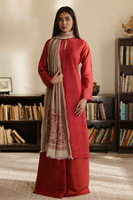Load image into Gallery viewer, Red Boski Silk Kurta
