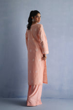 Load image into Gallery viewer, Peach Chikankari Kurta
