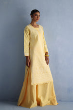 Load image into Gallery viewer, Yellow Chikankari Kurta
