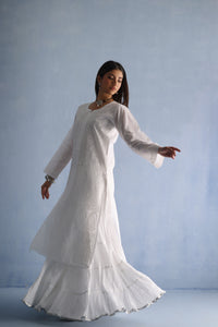 White Chikankari Kurta