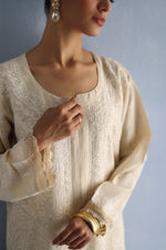 Load image into Gallery viewer, Natural Boski Silk Kurta
