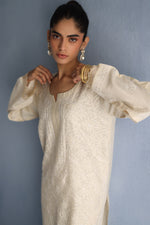 Load image into Gallery viewer, Natural Boski Silk Kurta
