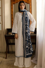 Load image into Gallery viewer, Indigo Floral Kantha Dupatta
