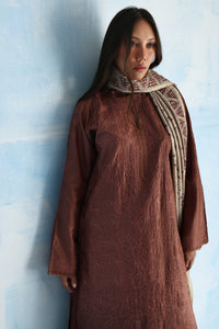 Coffee Tusser Silk Kurta
