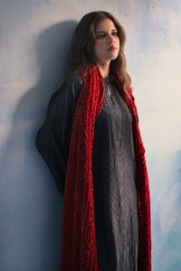 Maroon Chundri Dupatta