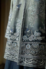 Load image into Gallery viewer, Navy Blue And Silver Jacket
