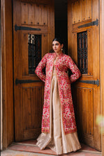 Load image into Gallery viewer, Pink Kashidakari Jacket
