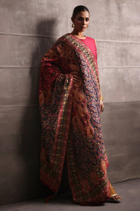 Aafrinish By Niazi Rabita Ali Rizwan Ul Haq Mughlai Kashidakari Shawl Reminiscent of the rich Mughal era our majestic heirloom shawl Pakistan Fashion