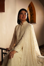 Load image into Gallery viewer, White Chikankari Kurta and Dupatta 

