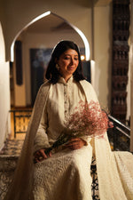 Load image into Gallery viewer, White Chikankari Kurta and Dupatta 

