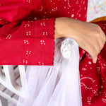 Load image into Gallery viewer, Deep Red Chikankari Kurta
