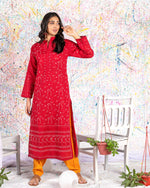 Load image into Gallery viewer, Deep Red Chikankari Kurta
