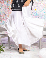 Load image into Gallery viewer, Classic White Cotton Sharara
