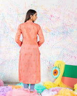 Load image into Gallery viewer, Coral Chikankari Kurta
