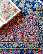 Load image into Gallery viewer, aafrinish floral Indian Chintz shawl pure georgette chiffon 
