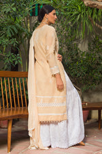 Load image into Gallery viewer, Aafrinish by Niazi Ekra Faiz Elegant Beige Chikankari and Mirror Work Kurta
