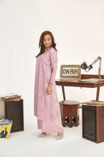 Load image into Gallery viewer, Pale Mauve Tusser Silk Kurta
