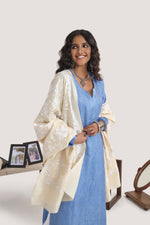 Load image into Gallery viewer, Tree of Life Kantha Dupatta

