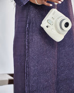 Load image into Gallery viewer, Grape Tusser Silk Kurta
