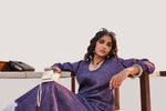 Load image into Gallery viewer, Grape Tusser Silk Kurta
