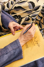 Load image into Gallery viewer, Indigo Tusser Silk Kurta
