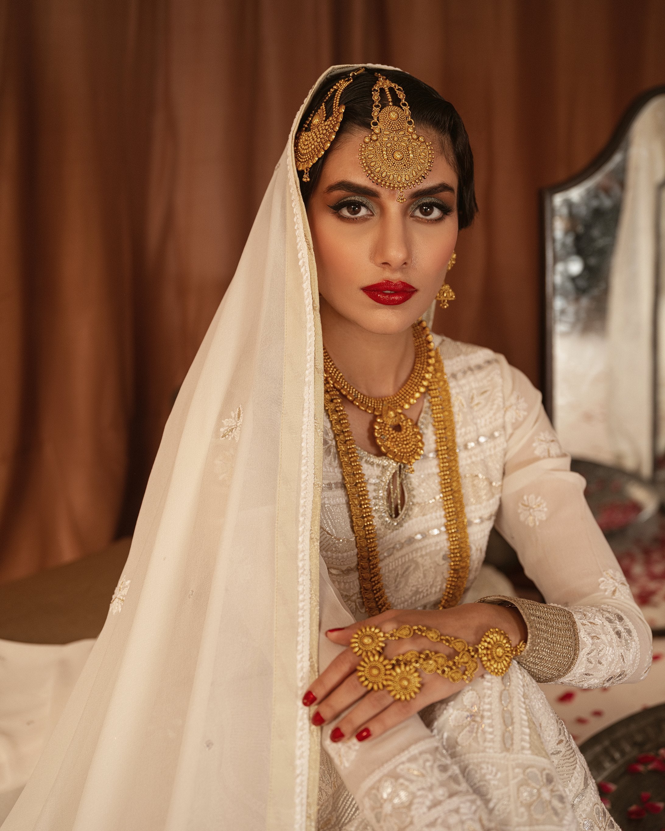 Mughlai Chikankari Peshwaz