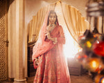 Load image into Gallery viewer, Aafrinish By Niazi Natalia Calling Asad Bin Javed Rose Pink Lehnga Lehenga Bridal Haveli
