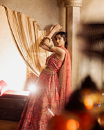 Load image into Gallery viewer, Aafrinish By Niazi Natalia Calling Asad Bin Javed Rose Pink Lehnga Lehenga Bridal Haveli
