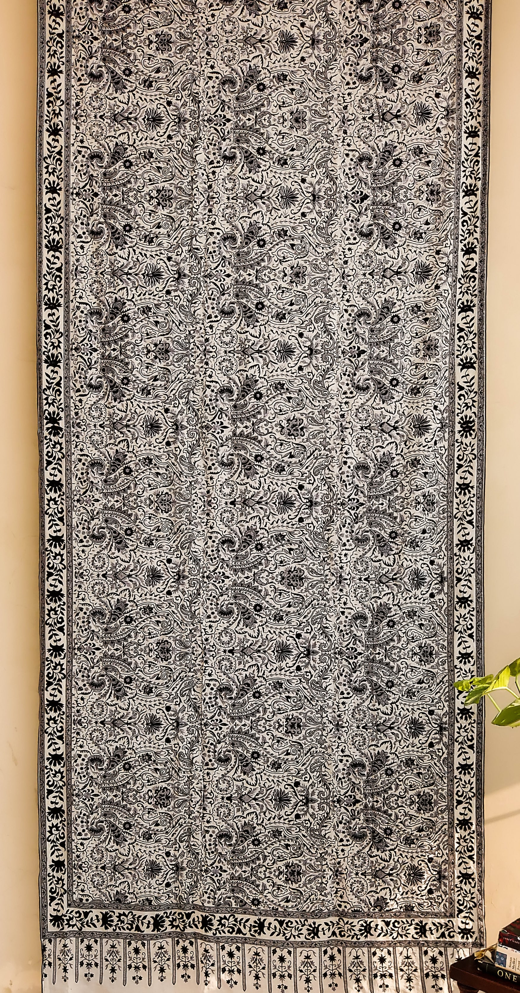 Retro Grayscale Dupatta