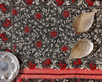 Load image into Gallery viewer, Black and Chilli Red Kantha Dupatta
