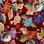 Load image into Gallery viewer, Burnt Maroon Kantha Dupatta
