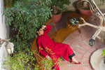 Load image into Gallery viewer, Deep Red Chikankari Kurta &amp; Dupatta
