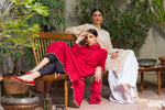 Load image into Gallery viewer, Beige Chikankari with Mirror Kurta &amp; Dupatta
